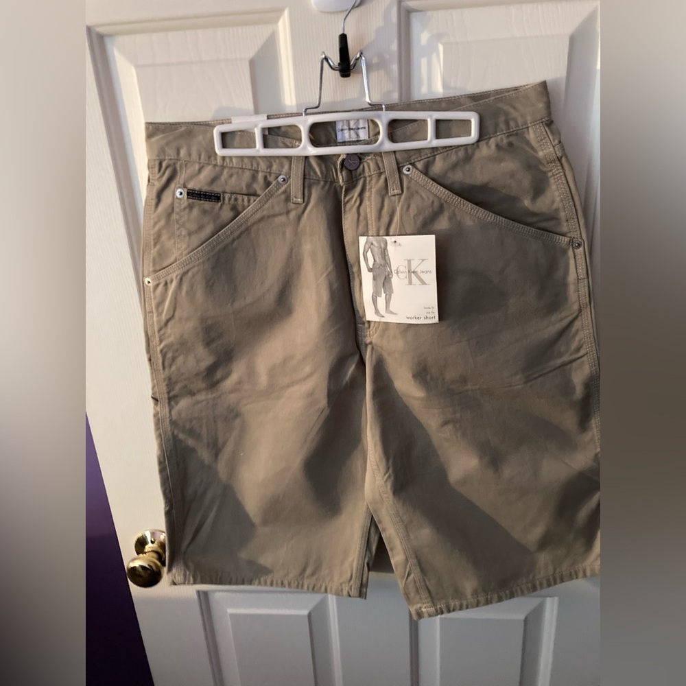 Calvin Klein Jeans Men's Khaki Shorts